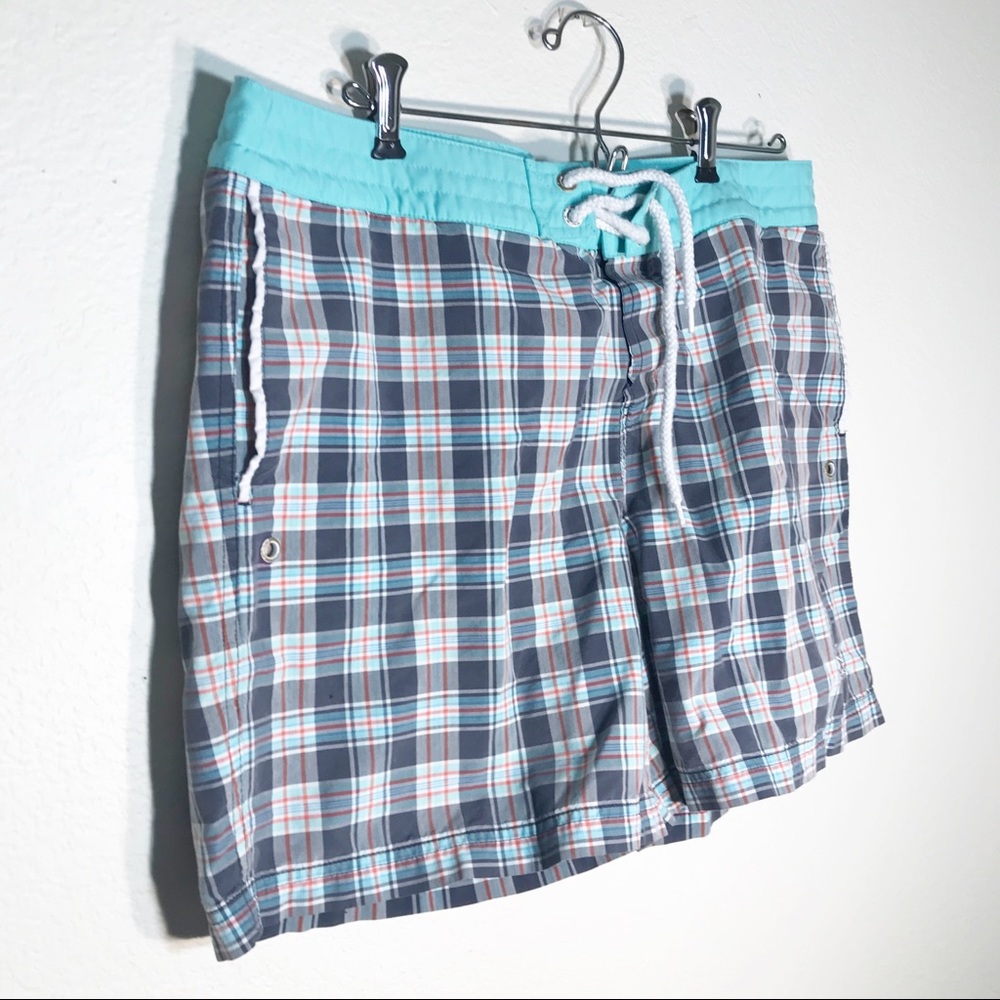 Original Penguin Munsingwear Swim Shorts Plaid 34